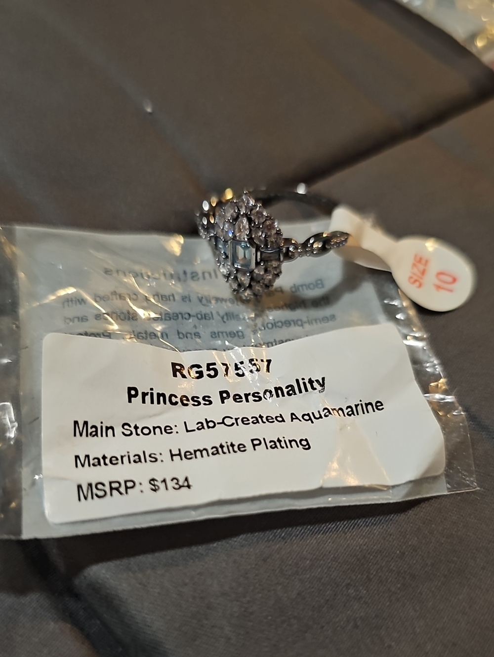 Bomb Party Princess Personality Ring Size 10